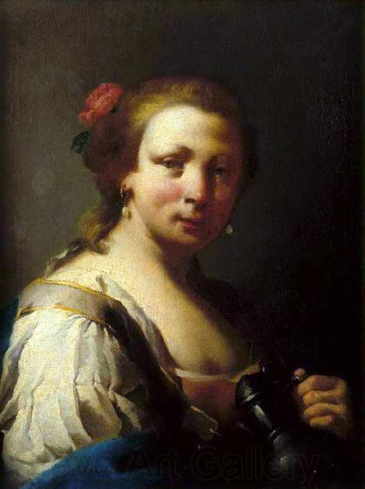 Giovanni Battista Pittoni Mulher com um jarro